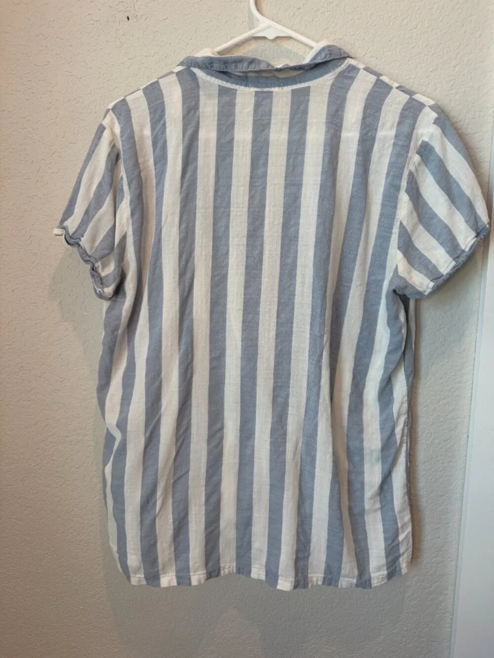 Eberjey Blue White Umbrella Stripes Pajama Set Size Small - Picture 5 of 10